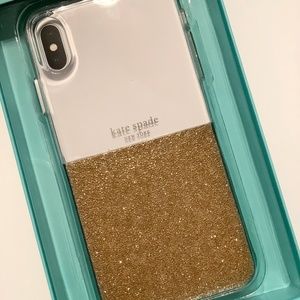 New Kate Spade NY Clear Crystal iPhone XS MAX Case